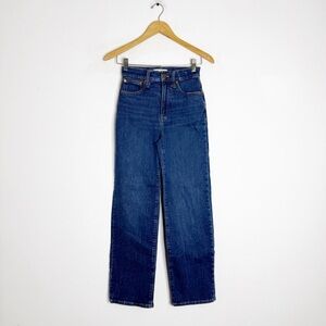 Madewell Dark Blue Wide Leg Jeans
